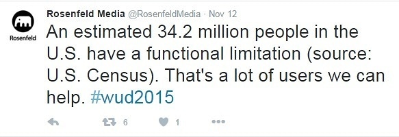 Rosenfield Media Tweet