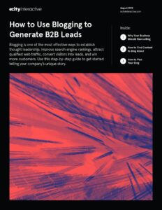 How to Use Blogging to Generate B2B Leads