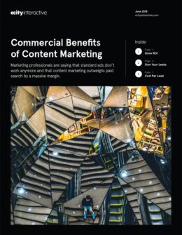 Commercial Benefits of Content Marketing